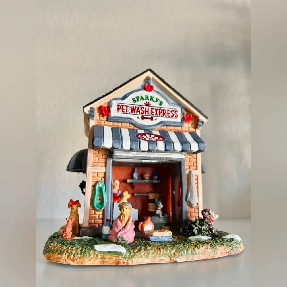 Lemax Village Collection Sparky's Pet Wash Express #53234